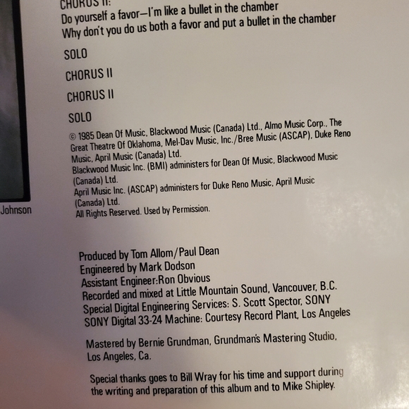 Vintage vinyl, LP, album - Loverboy - Picture 7 of 7